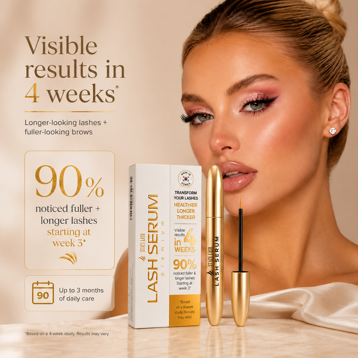 PICKORTA LashGlow™ Peptide Growth Serum for Lashes & Brows