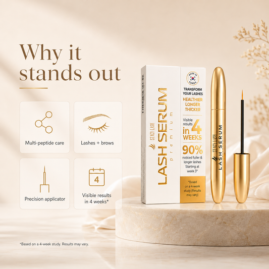 PICKORTA LashGlow™ Peptide Growth Serum for Lashes & Brows