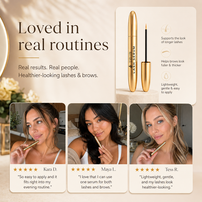 PICKORTA LashGlow™ Peptide Growth Serum for Lashes & Brows