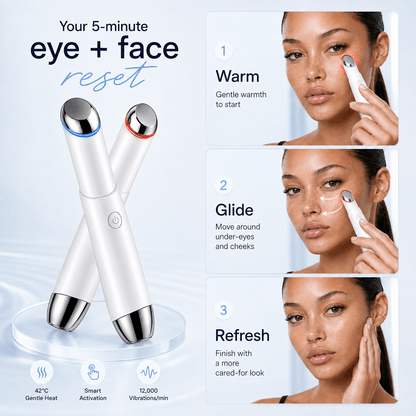 PICKORTA LUMIWAND™ Heated Eye & Facial Massage Wand