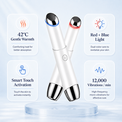 PICKORTA LUMIWAND™ Heated Eye & Facial Massage Wand