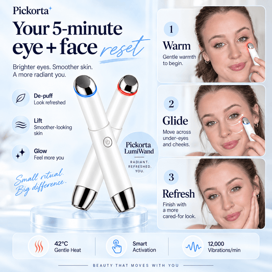 PICKORTA LUMIWAND™ Heated Eye & Facial Massage Wand